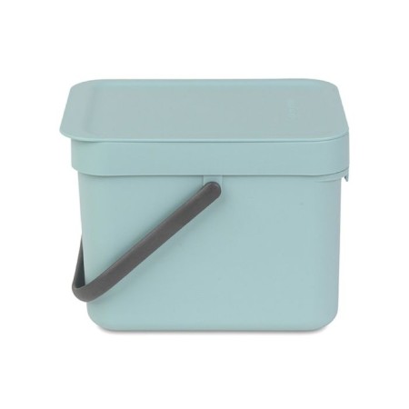 Garbage bucket Brabantia Sort & Go, built -in, mint color, 6 liters-2