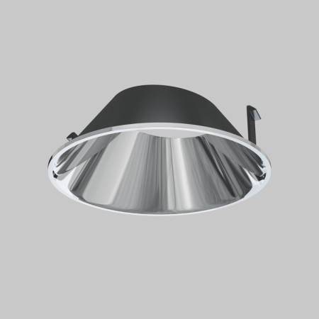 Decorative shutter frame for the Wise series, 49x49x18 mm, chrome-1