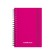 Notebook A6 (120 x 146 mm), 80 sheets in the cage on the crest Erichkrause "Neon", plastic cover, on the elastic band, an offset unit, whiteness 100%, mix