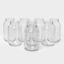 A set of glass cans for conservation, TO-82 mm, 1.5 l, 8 pcs