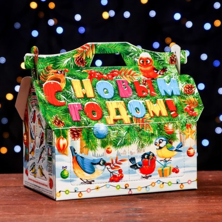 Gift box "Songs of winter", feeder, 26.4 x 14 x 18.5 cm