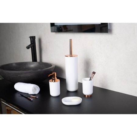 Alba cup, white color/copper-1
