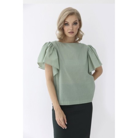 Female blouse with a sleeve-butch, size 50-2