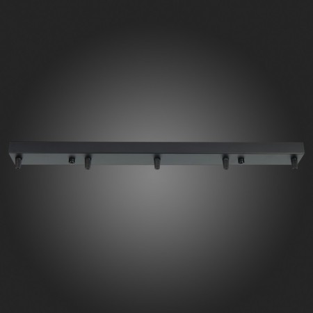 Ceiling mount on 5 lamps (rectangular) ST LUCE. SL001.413.05. SL001, 60x6 cm, black color-2