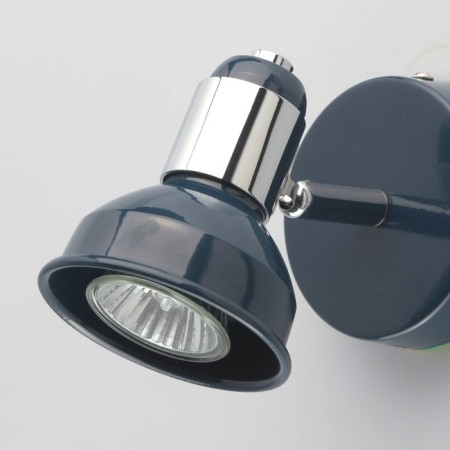 Lamp "Hof", 50W GU10, blue 10x14x15 cm-5