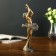 Polystone souvenir "Ballerina, hands to the sky" under bronze 24.5x8x8 cm