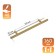 Hand -on Railing Cappio Frida, Stainless. steel, d = 12 mm, m/o 160 mm, color gold