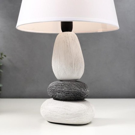 Table lamp 16446/1wt E14 40W white-black 22x22x34 cm Risalux-4