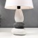 Table lamp 16446/1wt E14 40W white-black 22x22x34 cm Risalux