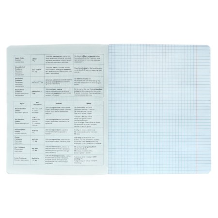 Notebook subject “phrases with character”, 48 sheets in the “English language” cage, covered cardboard, selective twin-lak, UV-lak, offset block-2