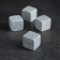 Visky stones "mountain peaks", natural steat, 4 pcs