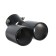 Double mulberry nozzle 15 × 12.5 cm, landing 61 mm, black mat