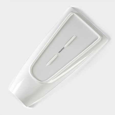 Porcelain dish Magistro "Blanche", 33.5 × 16 × 5 cm, white color-3