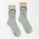 Socks, gray color, size 23-25