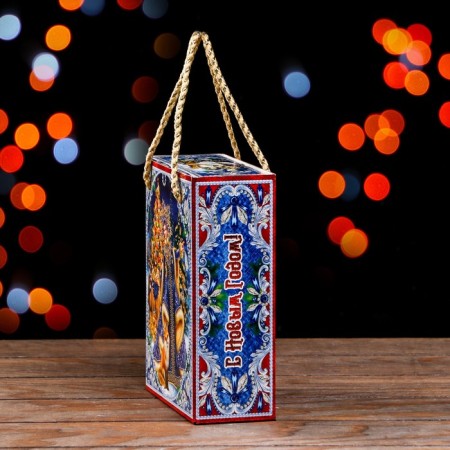 Gift box "Wonderful" in blue 16.5 x 7.9 x 20.8 cm-3