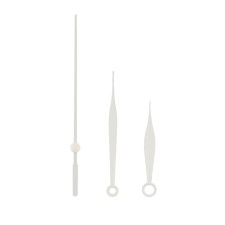 A set of 3 arrows for 52/70/77 mm hours, packing 10 pcs, white