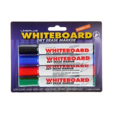A set of markers for boards 4 colors, Line Plus 