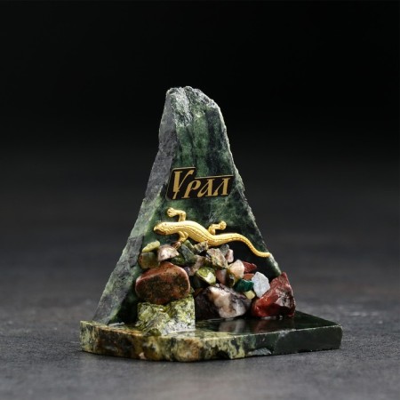 Souvenir-Skol "Lizard", with stones, small, mix-8