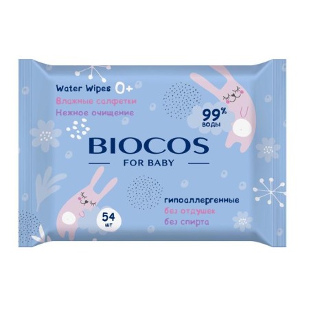Wet Biocos napkins children's Water Wipes, 54 pcs.-1