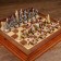 Chess souvenir "Battle for Egypt", h king-8 cm, pawns-6 cm, 36 x 36 cm