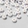 Acrylic bead "Star", 7 × 4 mm, set 10 g, white-golden color