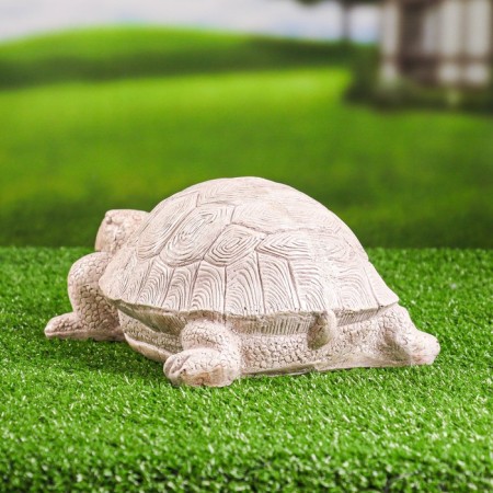 Garden figure "Turtle Big" ivory, 28x16x10cm-2