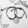 Bracelets "Demetrons" best friends, black-brown color, 12.5cm