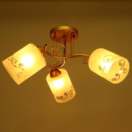 Chandelier 1082/3GD 40W E27 gold 48x48x24 cm Bayerlux-2