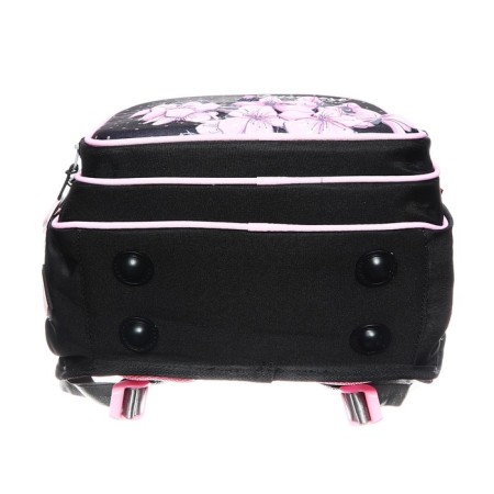 School backpack 40 x 33 x 15 cm, ergonomic back, Across 548, black/pink ACR23-548-3-6