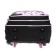 School backpack 40 x 33 x 15 cm, ergonomic back, Across 548, black/pink ACR23-548-3