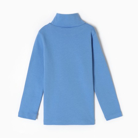 Turtleneck for a boy, a cornflower color, height 104 cm-3