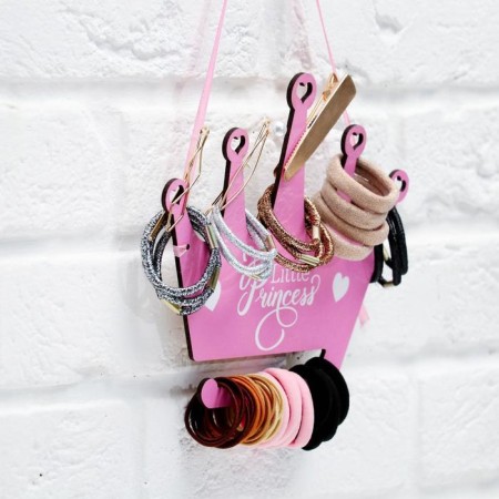 Organizer for elastic bands wall "Princess", 17.9 x 21.4 cm-2