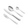 Set of cutlery Alcantara Gold Mat., 24 items