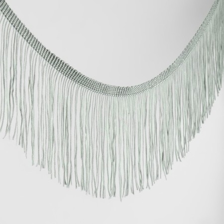 Decorative braid "Furrm", 10 cm, 5 ± 0.5 m, color gray color
