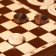 Handmade backgammon "Flying Eagle", 60x30 cm, with a chess field, a walnut array, Armenia