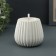 Casket with a vertical lid 9x8cm, white