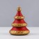 Decorative candle "Fluffy Christmas tree", 11.5x8.8x8.8 cm