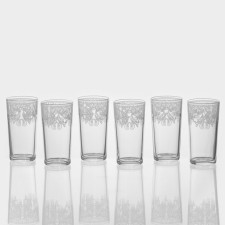 A set of high glasses for the Leshevo cocktail, 6 pcs