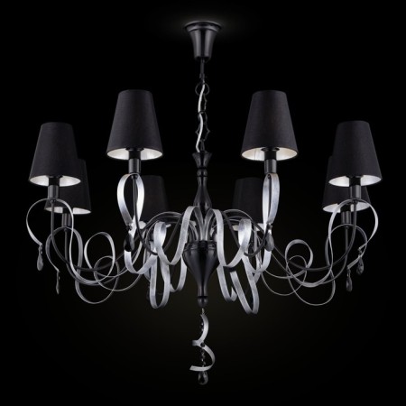 Maytoni ARM010-08-R chandelier, E14, 8x40 W, 1000x1000x1070 mm, black, chrome-1