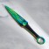 Wooden souvenir "Kunai" Green