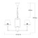 Sofia chandelier, size 74x100x74 cm, 320W 8xe14 IP 20