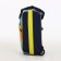 Small suitcase 20 ”, a road bag with a zipper, blue/orange color