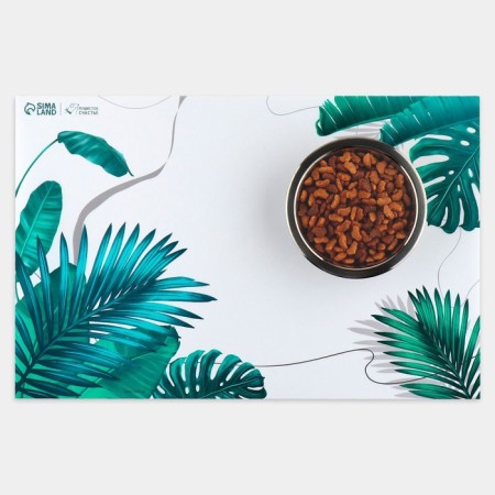 Rug for a bowl "Paradise", 43x28cm-1