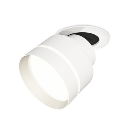A set of a built -in rotary lamp with acrylic Ambrella Light, Techno, XM8101525, white sand color