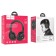 Hoco W33 headphones, wireless, full -size, Bluetooth 5.0, 250 mAh, black