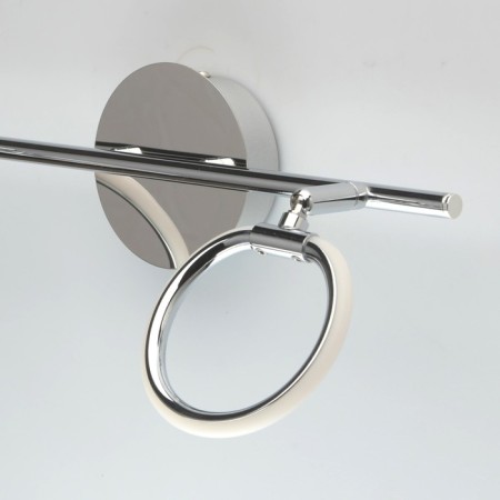 Lamp "Ethinger", 2x3W LED 3000K Chrome 37x10x21 cm-4