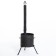 Bake under a cauldron with a pipe, door, removable legs, 8 l, steel - 2 mm