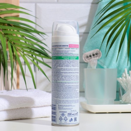 Shaving gel Exxe Sensitive Silk Effect, female, with chamomile extract, 200 ml-1