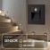 DK1020-BK built-in lamp with a motion and light sensor Sensor, IP20, 1W, LED 3000K, Che