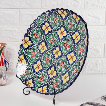 Frog Oval Rishtan Ceramics 42cm-2